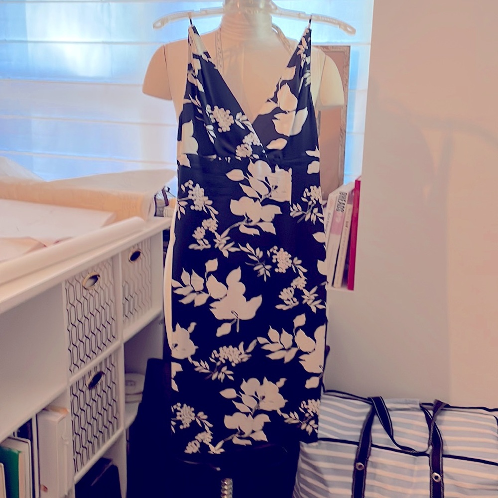 Kathlin Argiro Atelier 100% Silk Dress sz 8